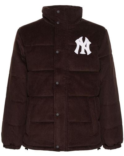 KTZ New York Yankees Mlb Puffer Jacket - Brown