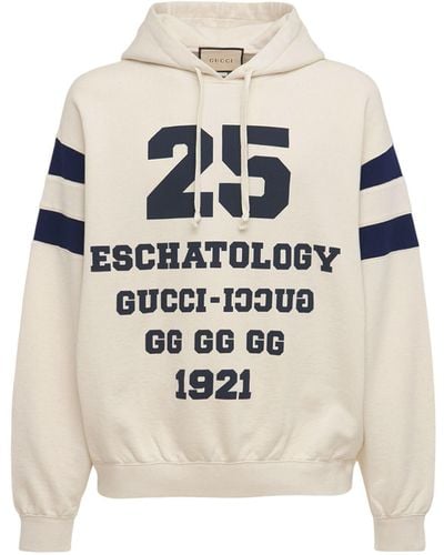 Gucci 25 Eschatology コットンフーディー - ホワイト