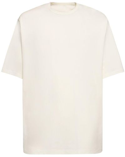 Y-3 Camiseta boxy de algodón - Blanco