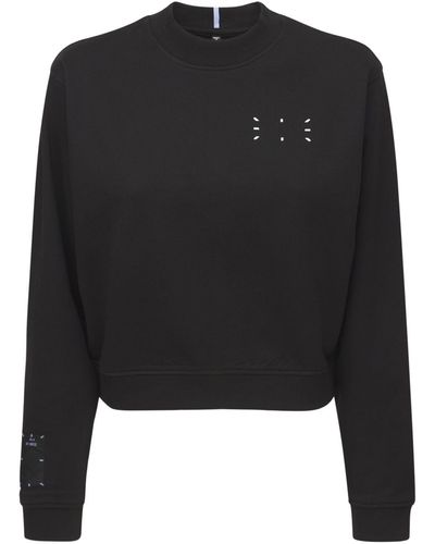 McQ Baumwoll-sweatshirt "icon 0" - Schwarz