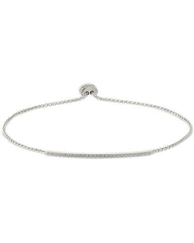 Apm Monaco Bracelet chaîne avec cristaux croisette - Blanc