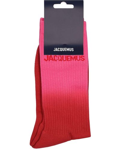 Jacquemus Calcetines les chaussettes moisson - Rojo