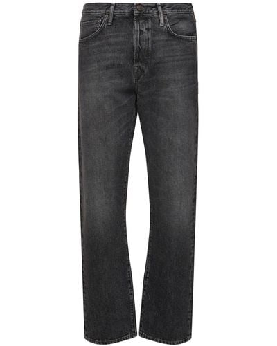 Acne Studios 1996 Regular Cotton Denim Jeans - Gray