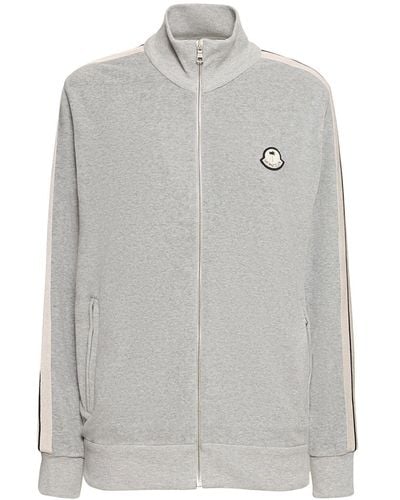 Moncler Genius Chenille Zip-up Sweatshirt - Gray