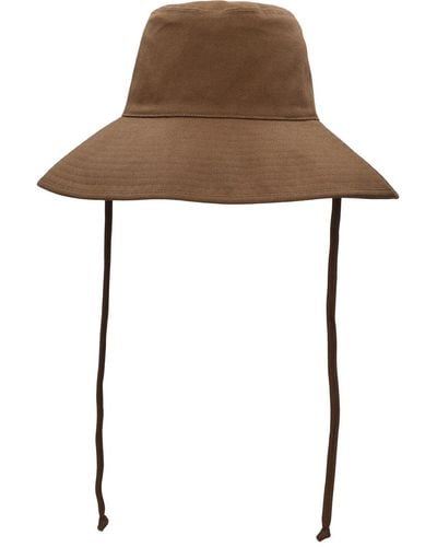 Lack of Color Holiday Canvas Bucket Hat - Brown
