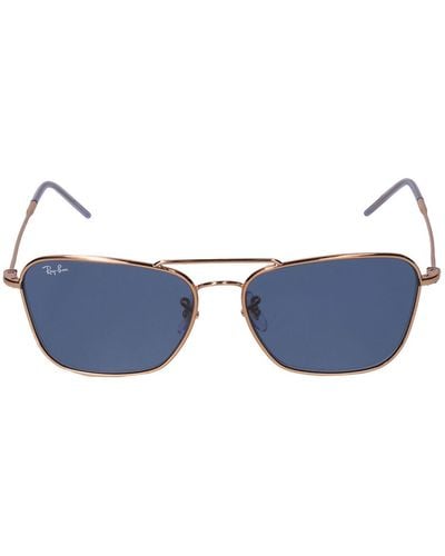 Ray-Ban Caravan Reverse Metal Sunglasses - Blau