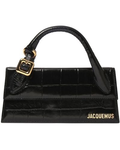 Jacquemus Le Chiquito Long Leather Top-handle Bag - Black