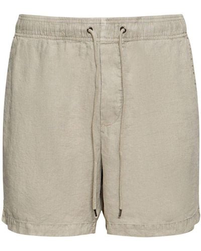 James Perse Lightweight Linen Shorts - Gray