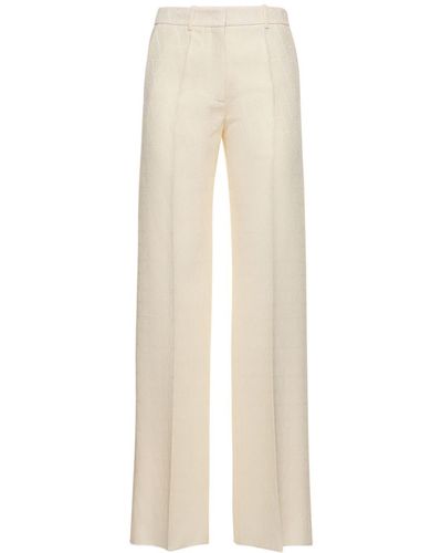 Jersey crêpe trousers - Beige - Ladies | H&M IN