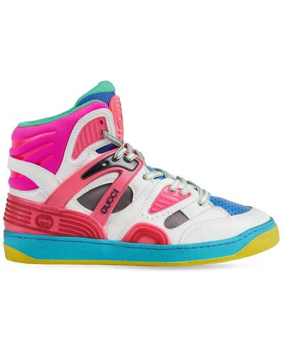 Gucci Basket High-Top-Sneakers - Mehrfarbig