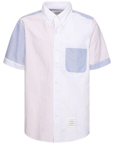 Thom Browne ストレートフィットボタンダウンシャツ - ホワイト