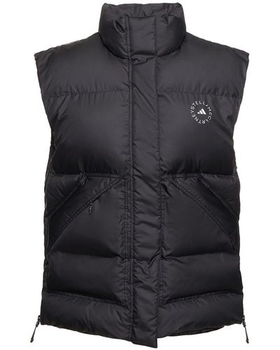 adidas By Stella McCartney Nylon Puffer Vest - Black