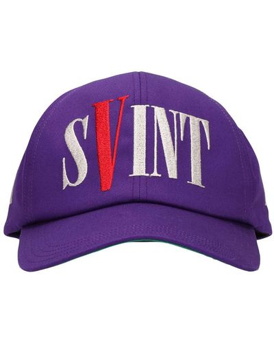 Saint Michael Vlone X Baseball Cap - Purple