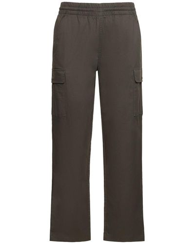 New Balance Athletics Woven Cotton Cargo Trousers - Grey