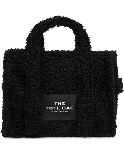 Marc Jacobs Medium Faux Teddy Tote Bag - Black