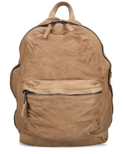 Giorgio Brato Lederrucksack - Natur