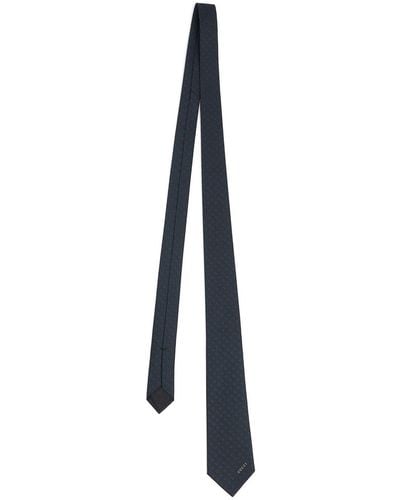 Gucci 7cm Gubit Silk Tie - Blue