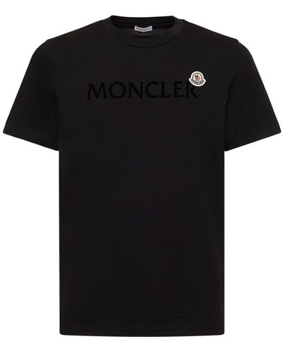 Moncler コットン Tシャツ - ブラック