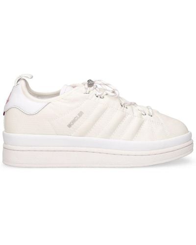 Moncler Genius Moncler X Adidas Campus Leather Sneakers - Natural