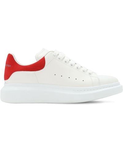 Alexander McQueen Sneakers de piel mm .5 - Blanco