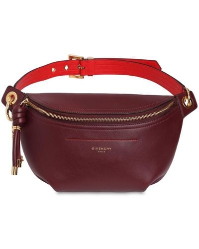Givenchy Medium Whip Smooth Leather Belt Bag - Red