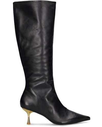 Jonathan Simkhai 65Mm Leather Tall Boots - Black