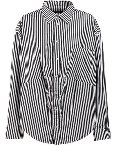 Balenciaga Camisa de algodón - Negro