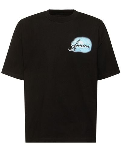 Amiri Airbrush Oversize T-shirt - Black