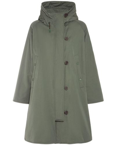 Weekend by Maxmara Katia Quilted Cotton Blend Parka - Green