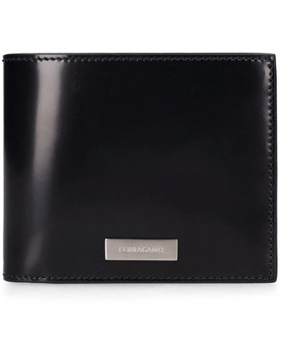 Ferragamo Brieftasche Aus Leder "new Revival" - Schwarz