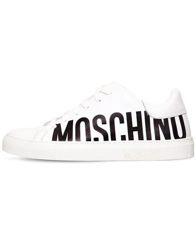 Moschino Klassische Sneakers - Weiß