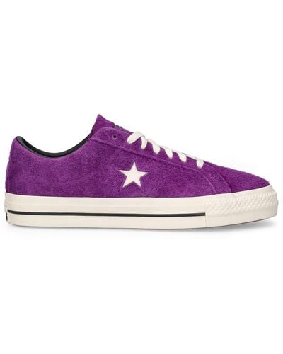 Converse One Star Pro Trainers - Purple