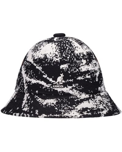 Kangol Airbrush Casual Bucket Hat - Black