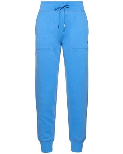 Polo Ralph Lauren Pantalon en coton mélangé mari - Bleu