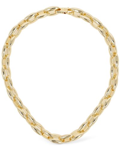 Anine Bing Collar oval cadena - Metálico