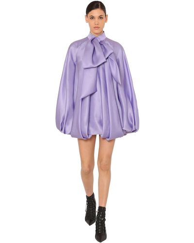 Purple Balmain Dresses for Women | Lyst