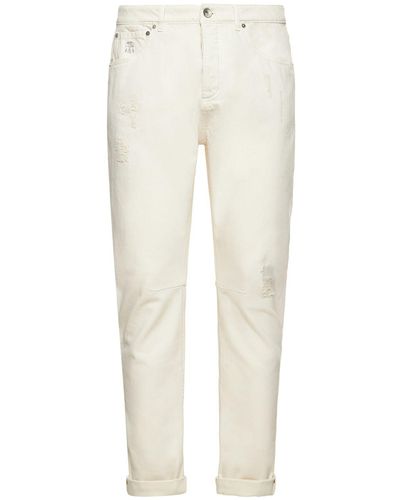 Brunello Cucinelli Denimjeans - Weiß