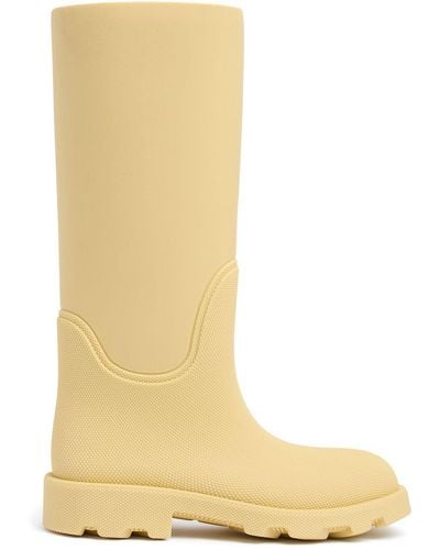 Burberry 33mm Lf Marsh Rubber Rainboots - Yellow