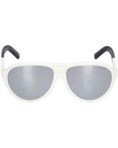 Moncler Roque Pilot Polarized Sunglasses - Metallic