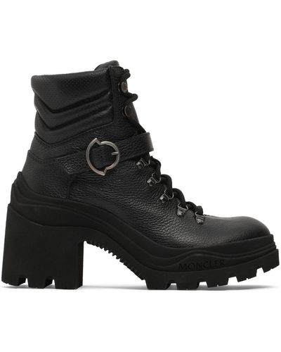 Moncler Envile Strap Ankle Boots - Black