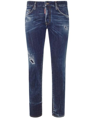 DSquared² Jeans de denim stretch - Azul