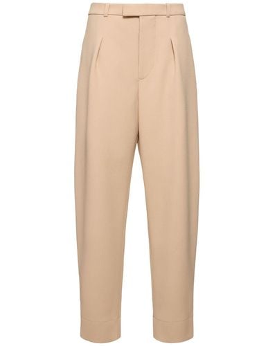 Wardrobe NYC Pantaloni hb in lana - Neutro