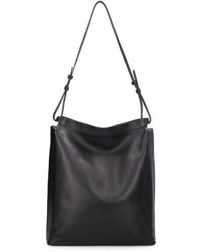 Buy AESTHER EKME Mini Soft Hobo Smooth Leather Bag - Black At 35