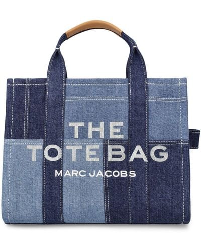 Marc Jacobs Tasche Aus Denim "the Medium Tote" - Blau