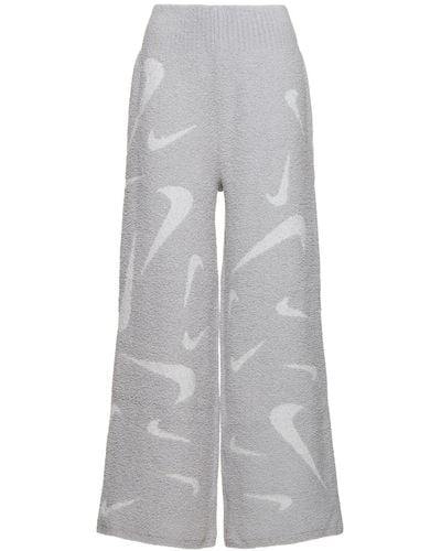 Nike Pantalones de punto de lana - Gris