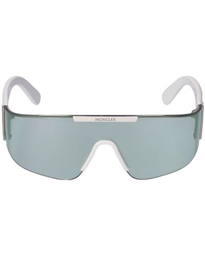 Moncler Ombrate Mask Metal Sunglasses - Grey
