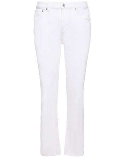 Burberry Jeans slim fit de denim - Blanco