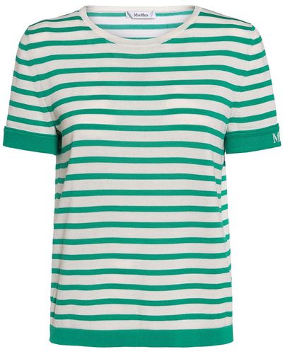 Max Mara Limone ニットtシャツ - グリーン