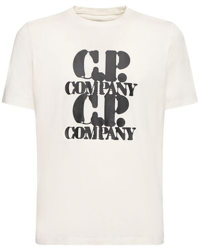 C.P. Company Graphic T-Shirt - Natural
