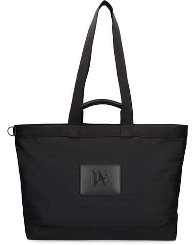 Palm Angels Bolso tote de nylon - Negro